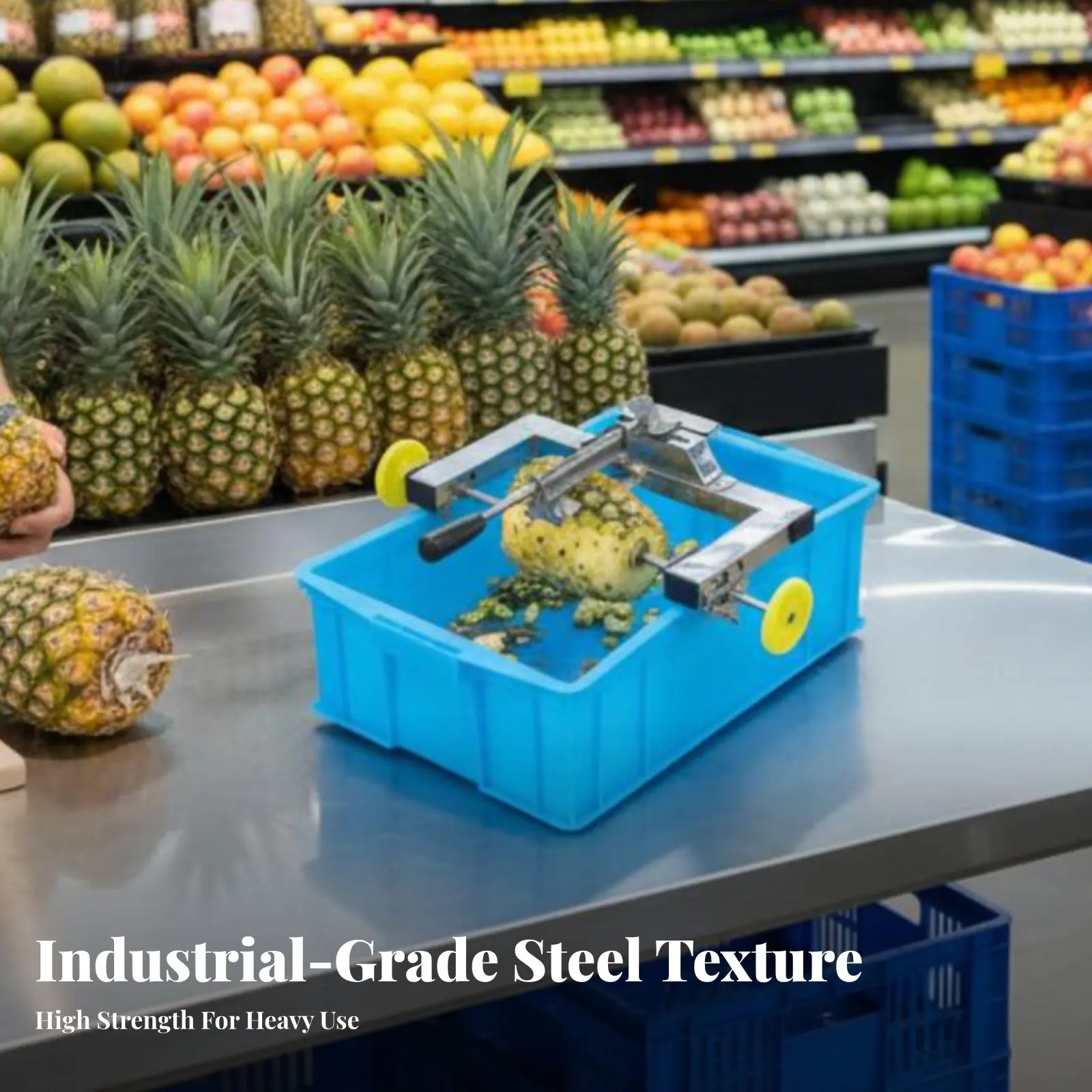 

Pineapple Peeling Tool Machine High Effective Stainless Steel Pineapple Peeling Tool Kit Kitchen Equipment Labor Saving