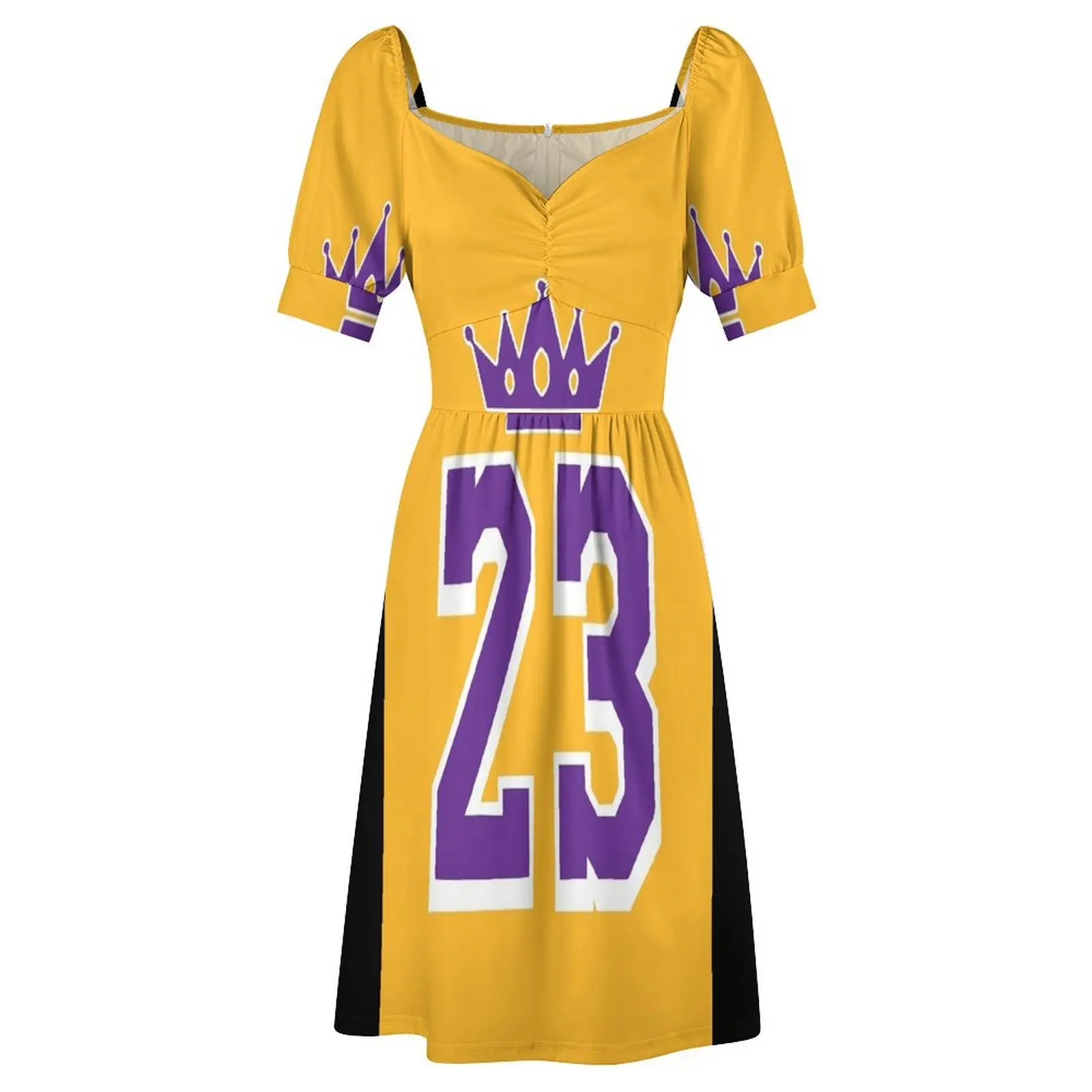 LeBron King 23 Home Abito a maniche corte Abiti eleganti abiti da ballo