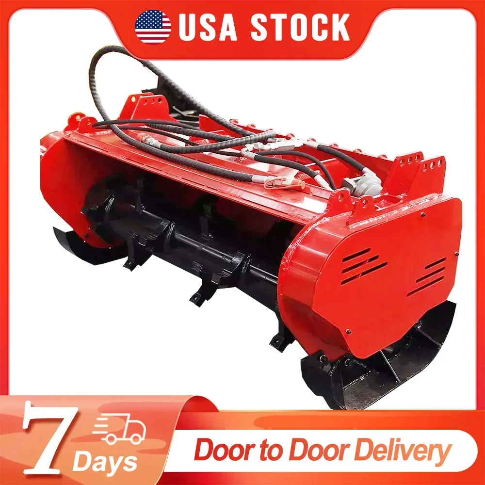 46 Inch Forestry Mulcher Attachment for Bobcat Skid Steer Loader in Stock USA