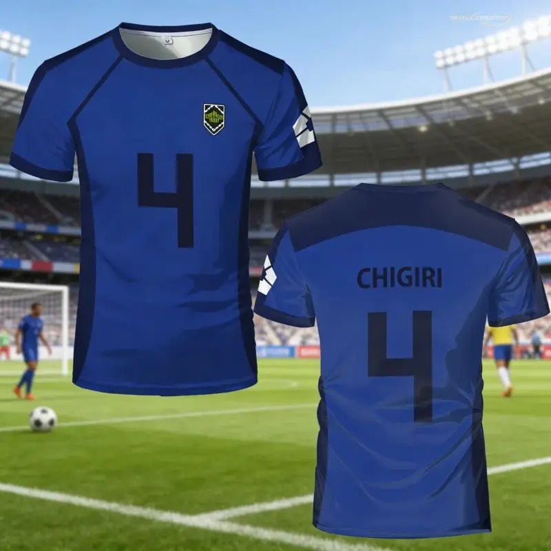 Nueva Camiseta de Fútbol Japonesa de Anime 2026, Camiseta de Cosplay de Hyoma Chigiri Meguru Bachira, Ropa Original, Ropa de Playa