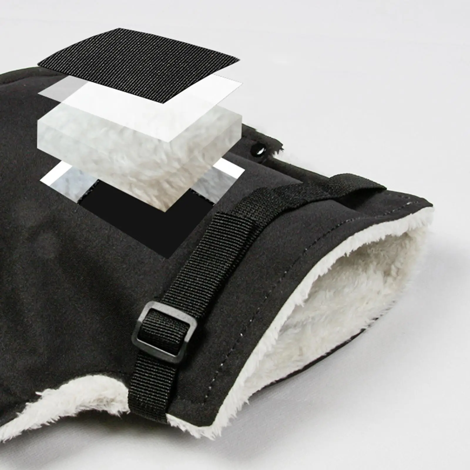 Motorcycle Gloves Mittens Touch-Friendly Warmer Covers Fit for Snowmobile Mountain Bike