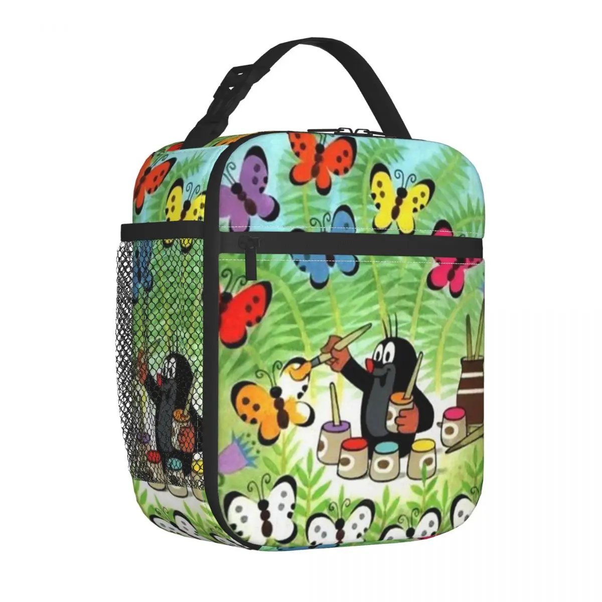 The Little Mole Krtek Anime borsa da pranzo isolata contenitore per pasti grande borsa termica Lunch Box Tote Beach Travel Girl Boy