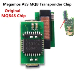 KEYECU Original M49 Unlocked MQB48 Anti-Theft Chip Megamos AES MQB Electronic Transponder Chip for VW for AUDI for FIAT Car Keys