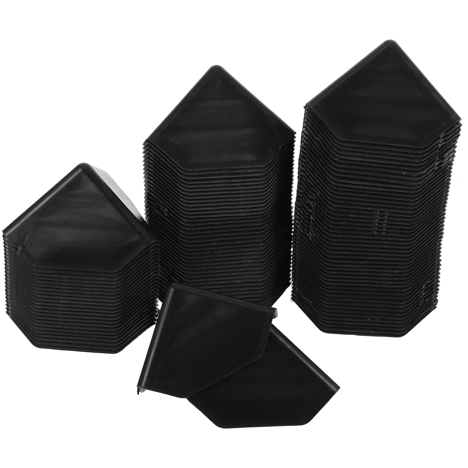 100Pcs Robust Plastic Corner Guards for Cardboard Boxes Furniture Appliances Moving Storage Packaging Protection