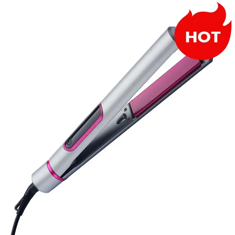 A01V-2 في 1 مكواة فرد الشعر وتجعيد الشعر لتصفيف أدوات تصفيف الشعر المسطحة