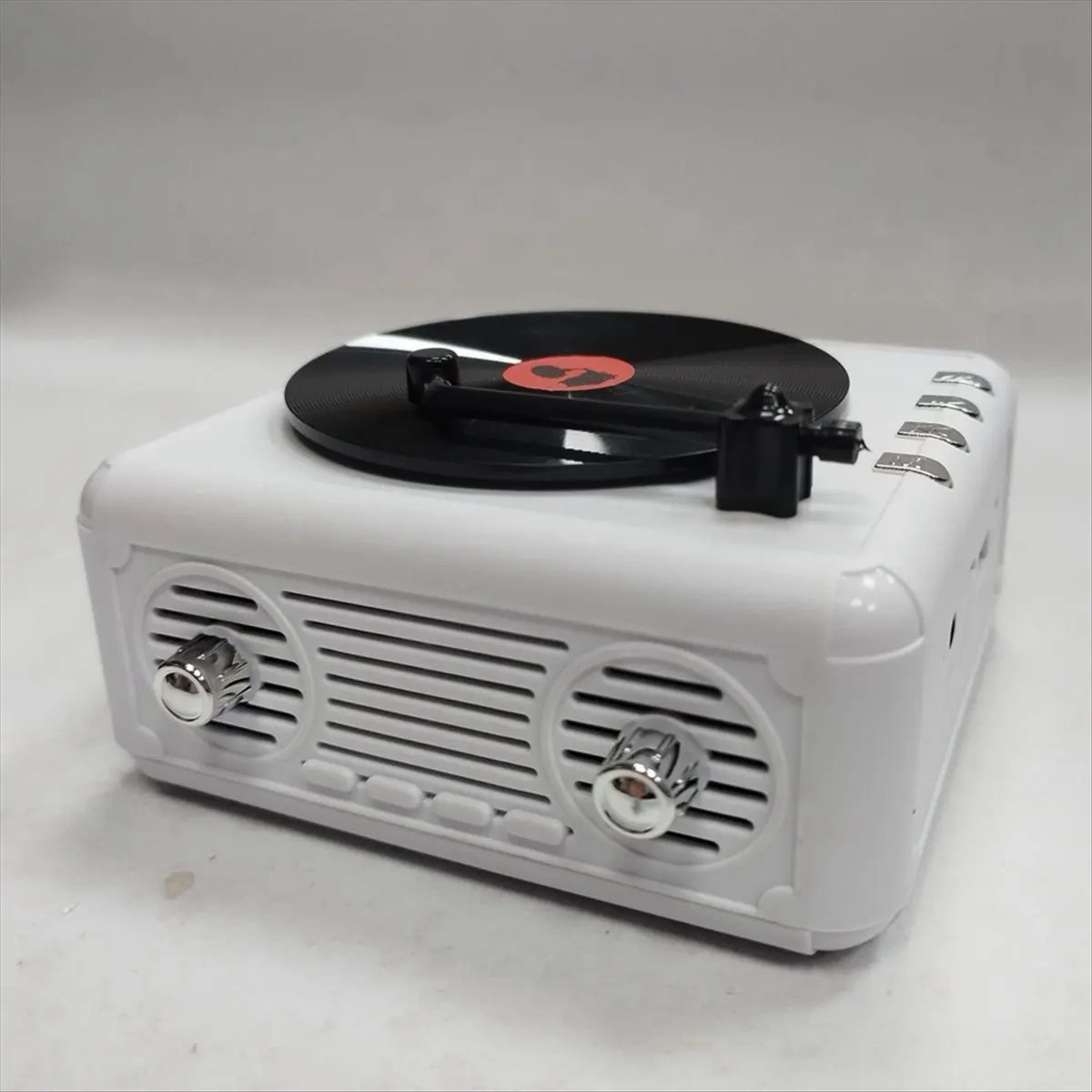 AABFK 레트로 스피커 휴대용 블루투스 스피커 서브우퍼 사운드 박스 사무실 야외 가정용 플레이어 우드 그레인 색상