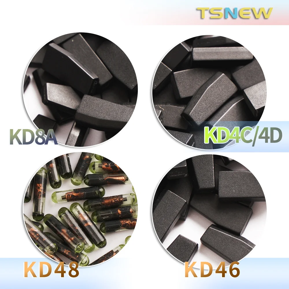 10pcs/lot KD 4C 4D 46 and 48 Copy Clone Chip Transponder Special for KEYDIY KD-X2 KD X2 Key Programmer Cloner