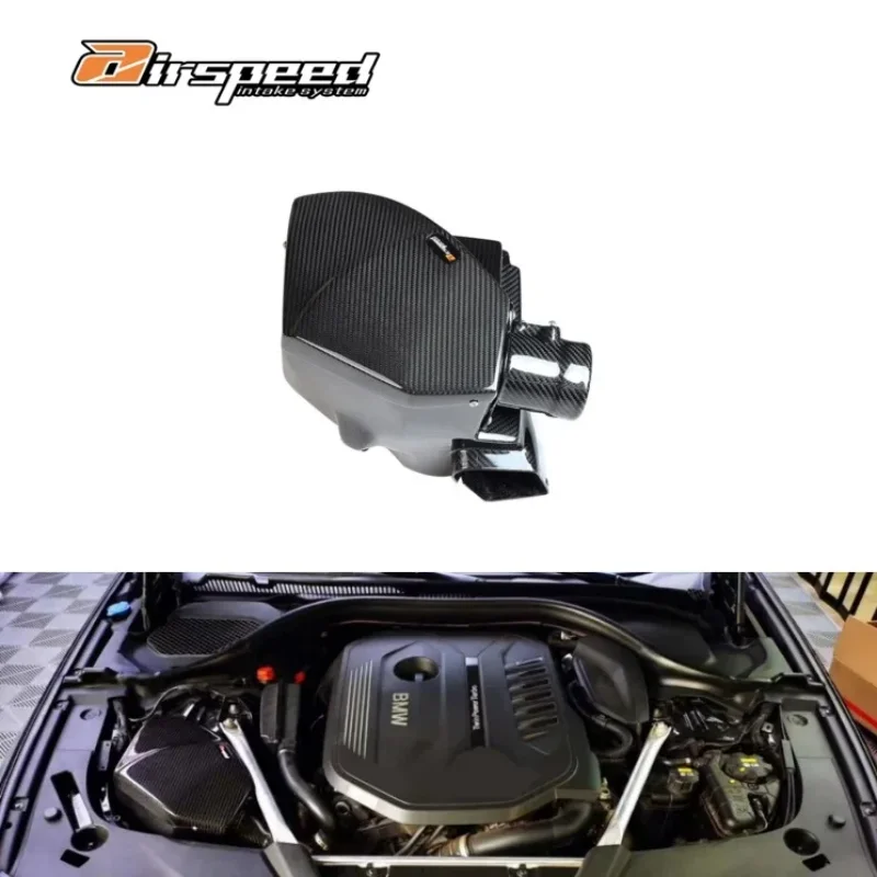 China Factory Wholesale High Quality Dry Carbon Fiber Auto Parts Car Intake System Kits Replace For bmws 5 6 7 8 Series B58 3.0T