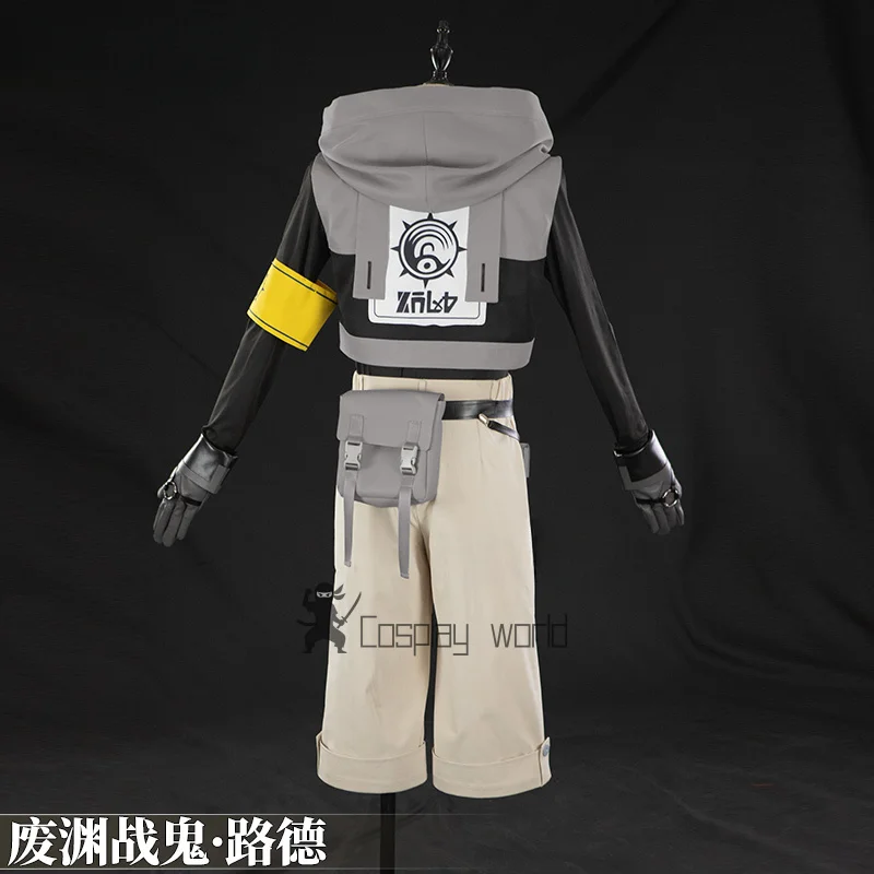 

Gachiakuta Cosplay Costume Riyo Hoodies Waist Bags Leg Covers Uniform Christmas Party Game Halloween Carnival Play Role Clothes