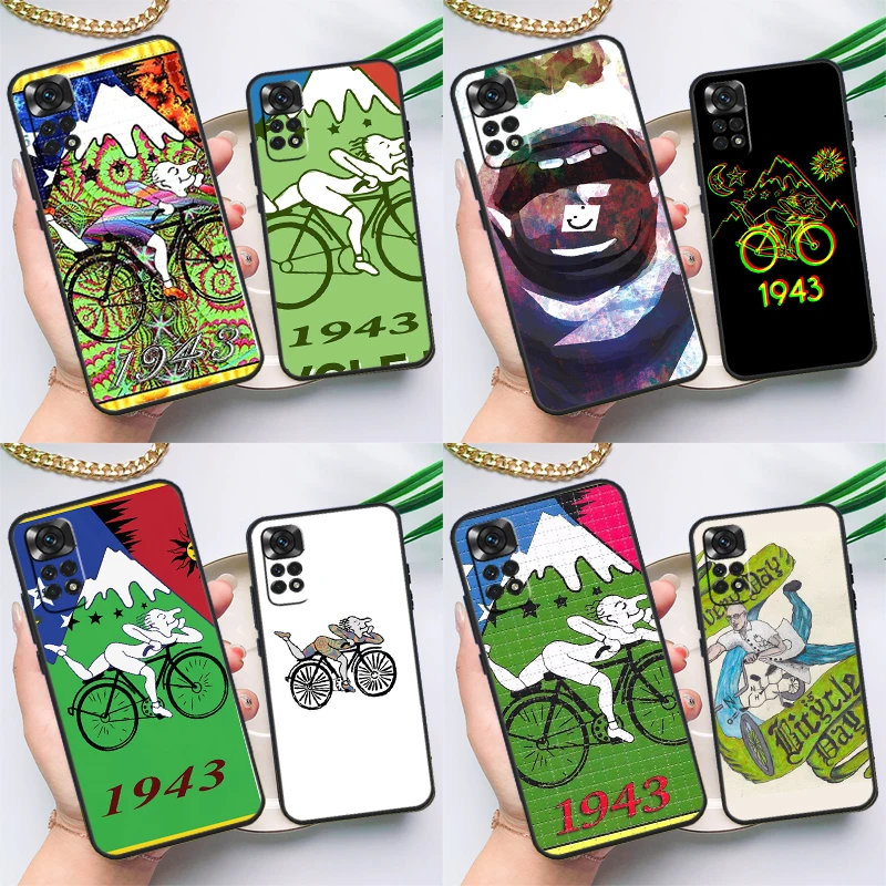 LSD Albert Hofmann Bicycle Day Case For Xiaomi Redmi Note 12 11 10 9 8 Pro Note 8T 9S 10S 11S Redmi 10 10C 12C 9C Cover