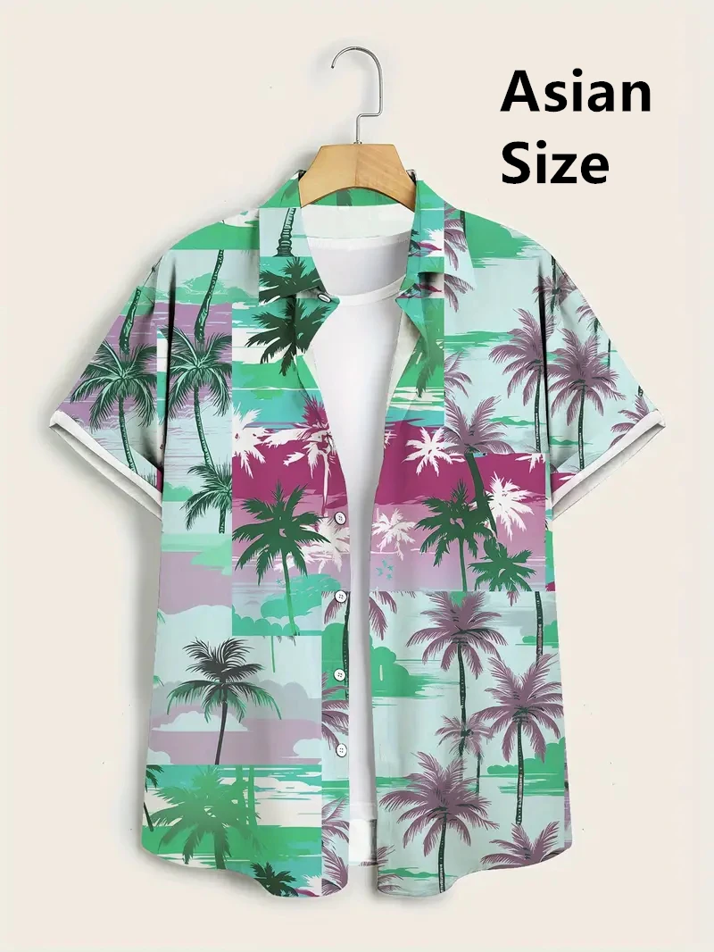 3D Print Parrot Pattern Man Dress Shirts Women Oversized Summer Tropical Tops Casual Beach Hawaiian Harajuku Shirt Men Clothing