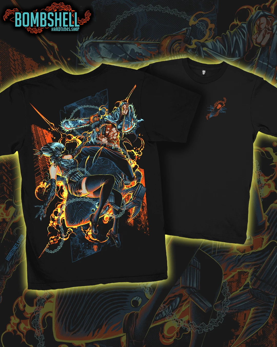 

Винтажные футболки с рисунком Raze, мужские футболки с бензопилой, аниме Harajuku, уличная одежда в стиле манга, хлопковая футболка, топы, футболки, мужская одежда