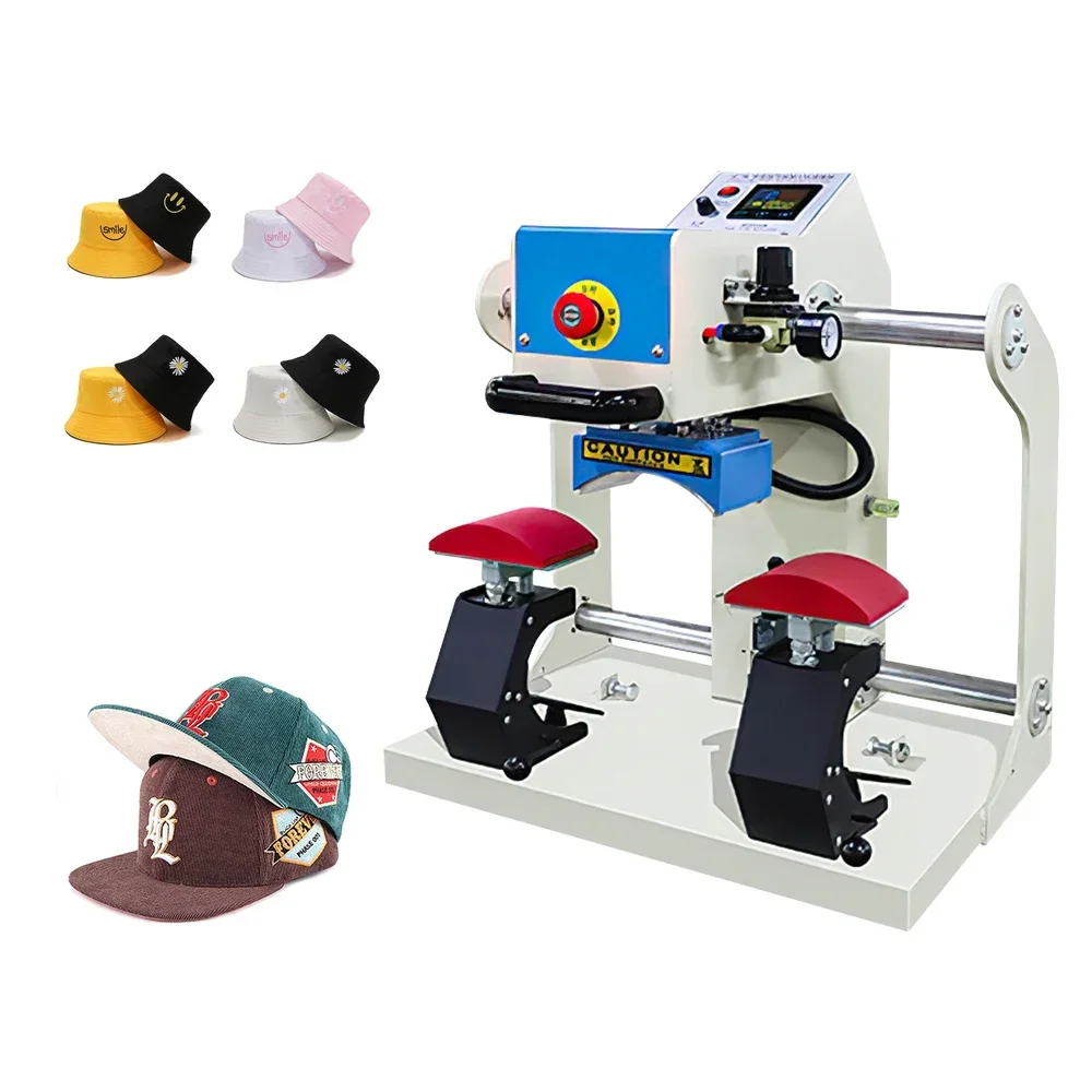 

#For For Semi-automatic Pneumatic Duplex Thermal Transfer Cap Drilling Press Stamping Machine Electric 220V Flatbed Printer Auto