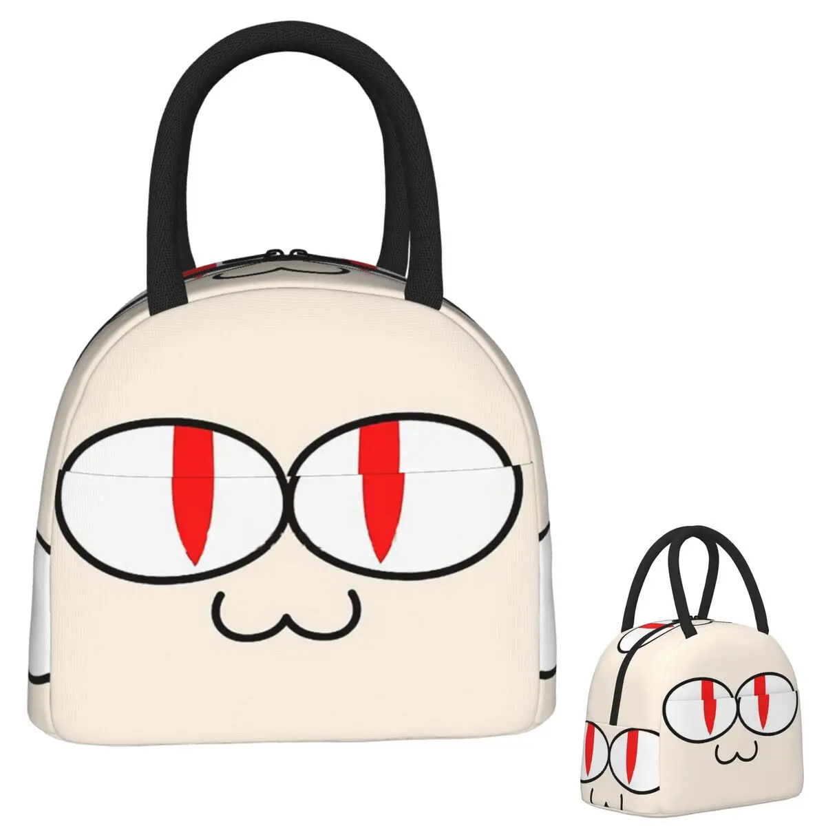 

Smoking Neco Arc Lunch Bags Insulated Bento Box Portable Lunch Tote Resuable Picnic Bags Cooler Bag for Woman Kids Office