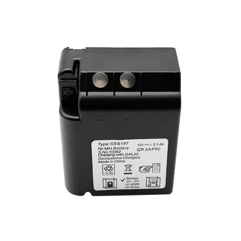 Imagem -04 - Bateria Geb187 para a Estação Total 12v 2100mah Cabida para Tca1100 Tca1700 Tca1800 Tps1000 Tps2000 Tps2003 a