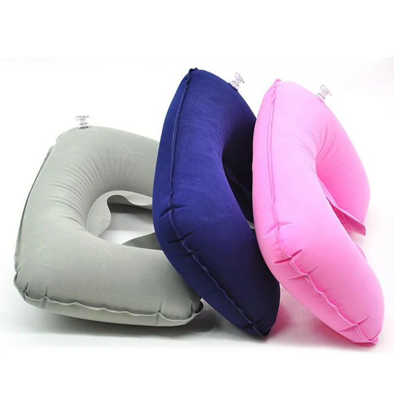 Functional Inflatable Neck Pillow Inflatable U Shaped Travel Pillow Car Head Neck Rest Air Cushion for Travel Neck Pillow