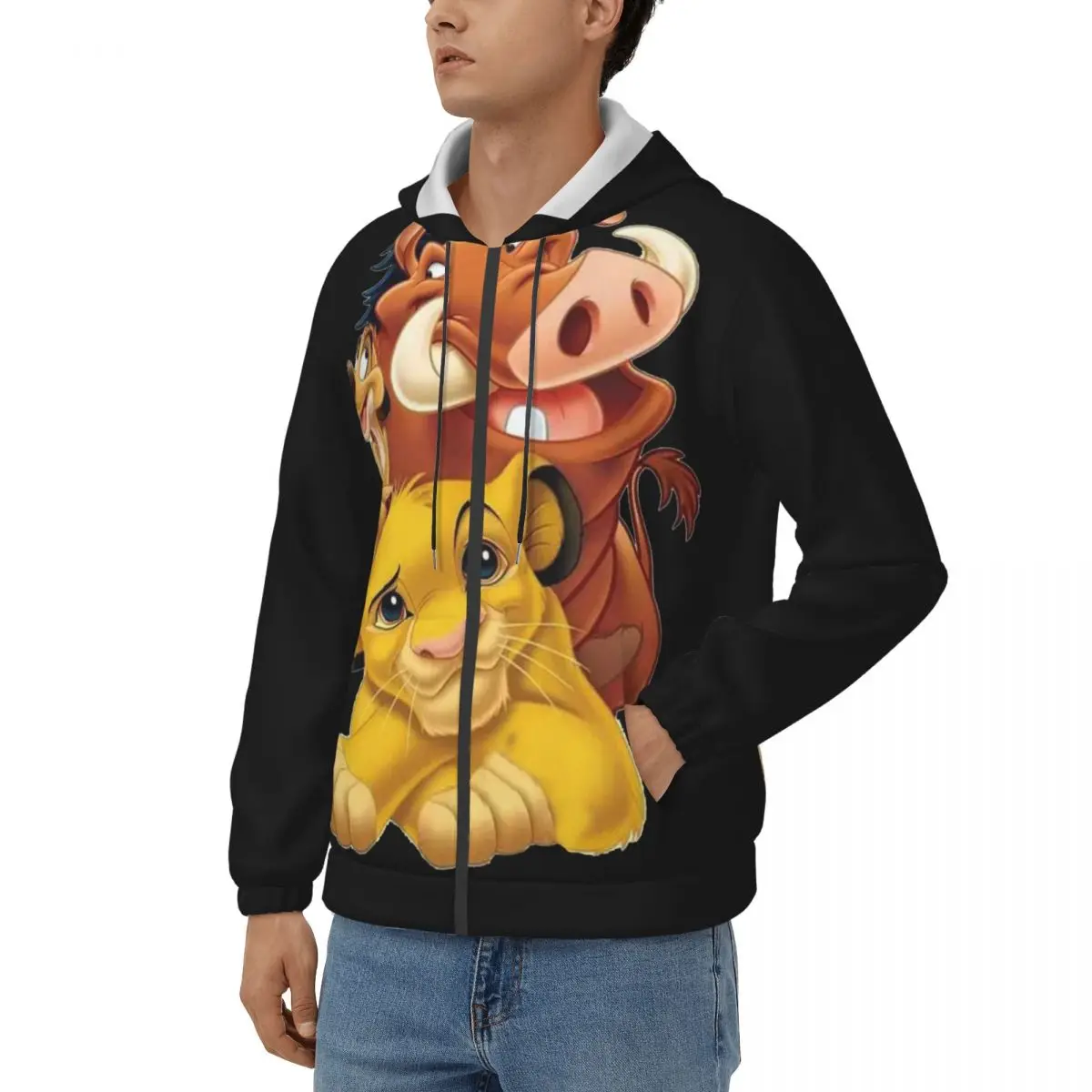 Men's The Lion King Hoodie Disney The Lion King Film Tops Vintage Hoodies Birthday Gift Clothing