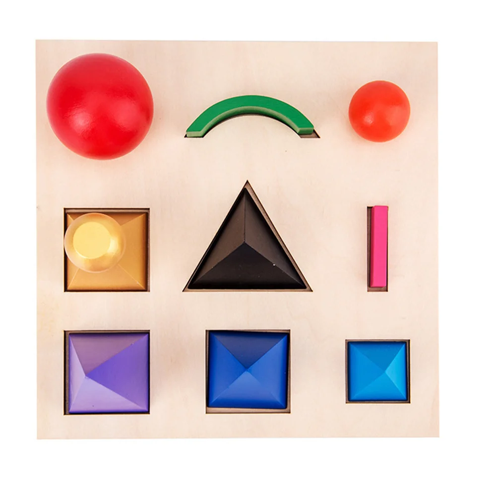 Three-dimensional Symbol Teaching Aids Toys Grammar Syntax Plaything Language Learning Wooden Jigsaw Toddler Cognitive