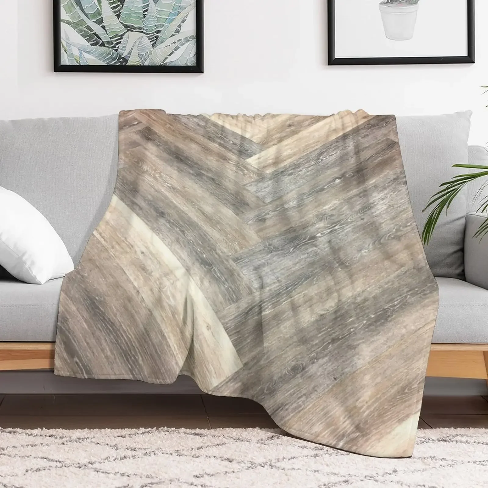 

contemporary Caramel brown grey Beige farmhouse barn wood Throw Blanket christmas gifts Vintage Blankets