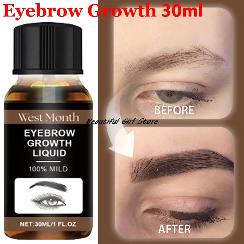 2pcs/set  Eyebrow Eyelash Growth Serum Lengthening Thicker Makeup 30ml