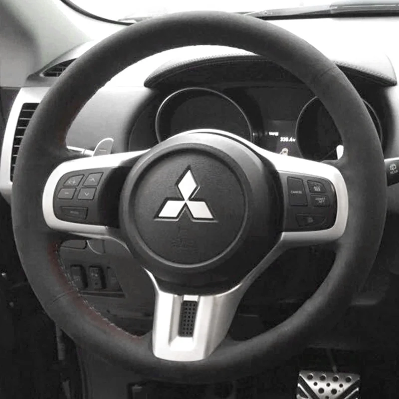

Оплетка из искусственной замши и углерода для Mitsubishi Lancer Evolution on10 EVO X 10 2008-2015