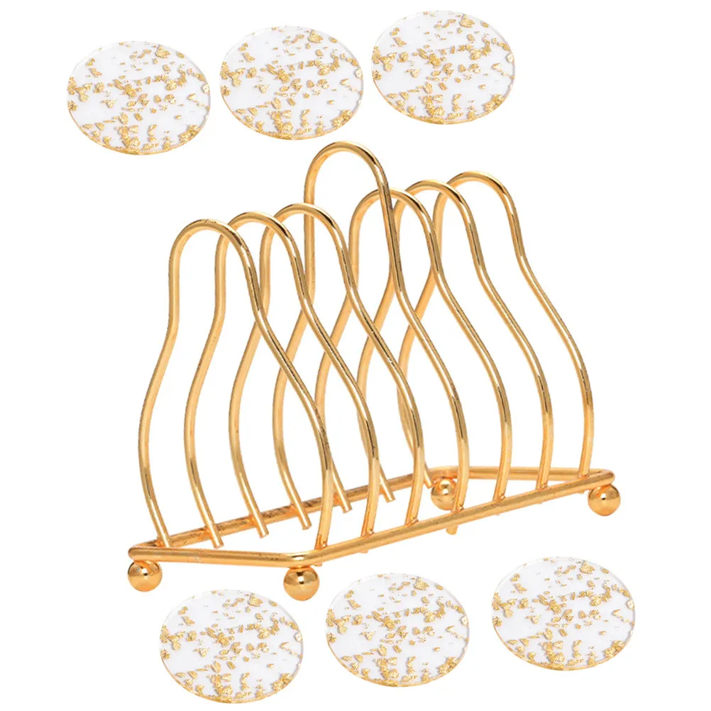 1Set Heat Resistant Acrylic Coasters Bowl Pads Multipurpose Insulated Cup Mat for Drink Table Office Home Coffee Table
