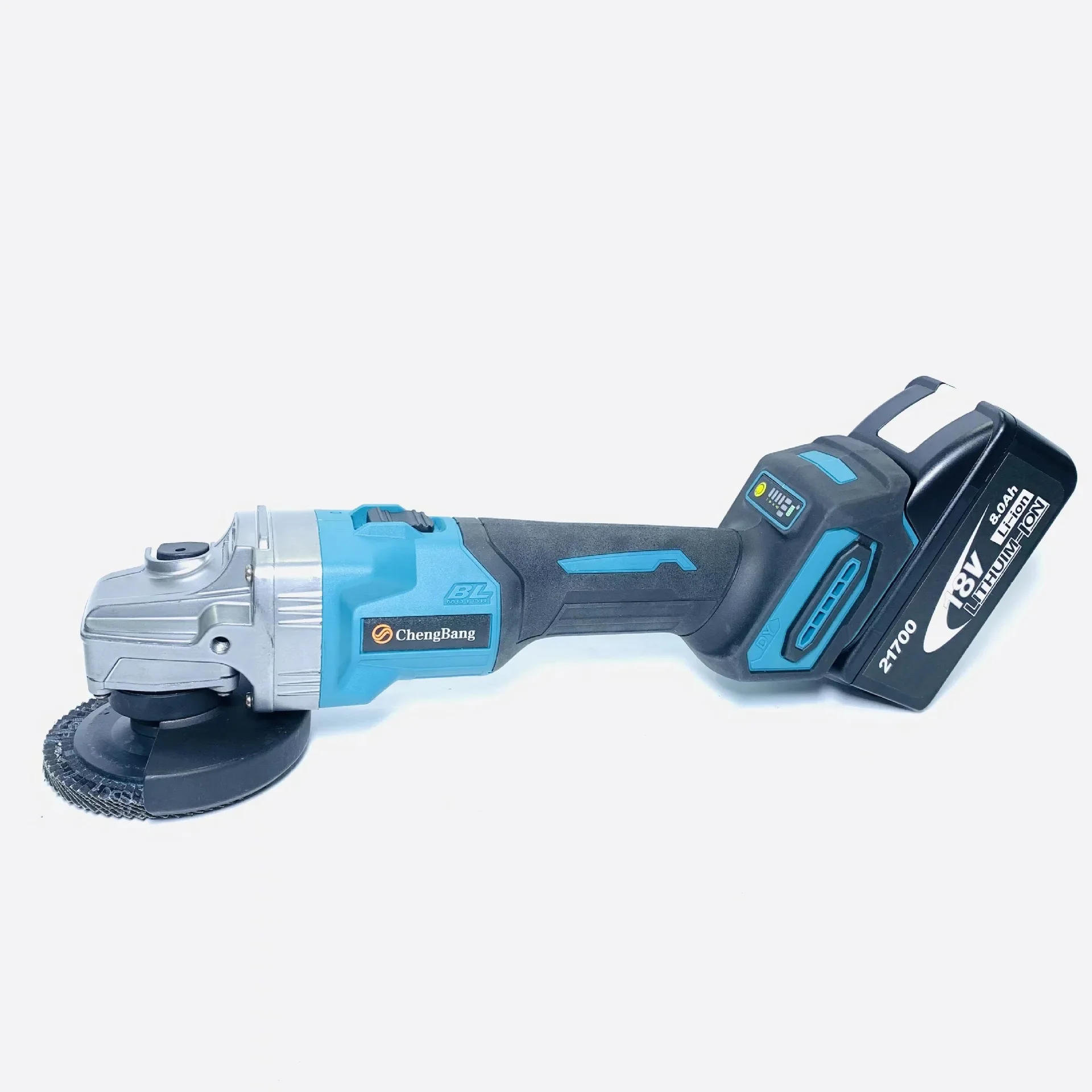 

-100/125Mm Rechargeable Brushless Electric Angle Grinder Portable Cordless Polisher Metal Derusting Knife Set