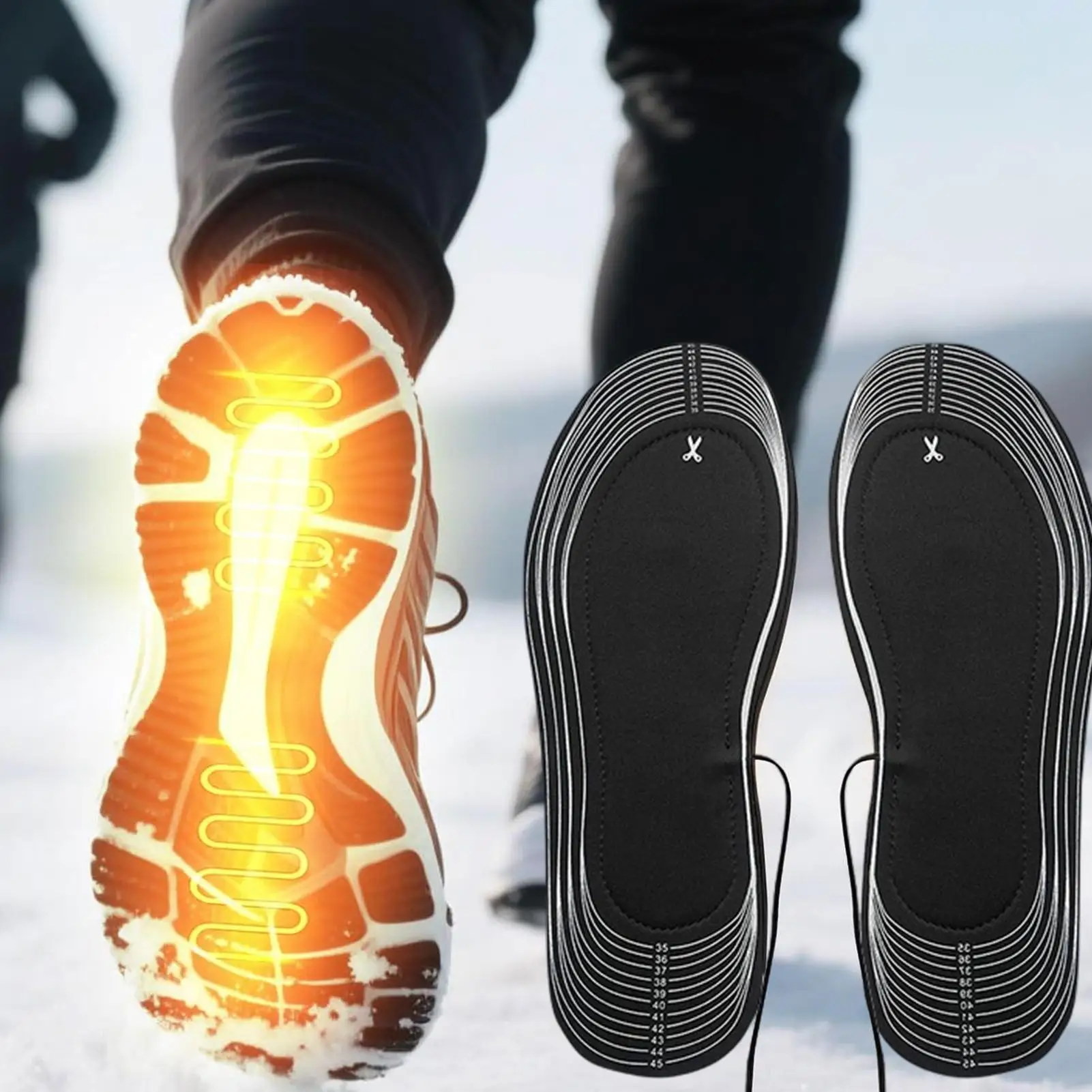 

Самонагревающиеся стельки, 3-ступенчатый индикатор, нагревательный инструмент, стельки для холодной погоды для мужчин и женщин, семейные путешествия, офис, дом, в помещении