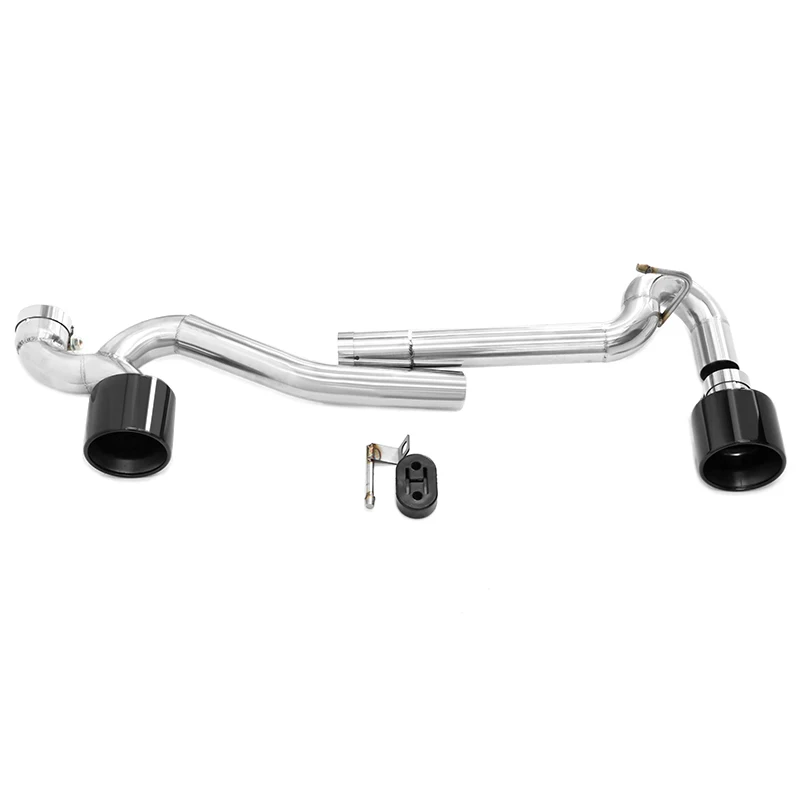 Dubbele uitlaatsysteem voor BMW E90 E92 318i 320i benzine upgrade naar 335i look conversie uitlaatpijp roestvrijstalen demper uiteinde