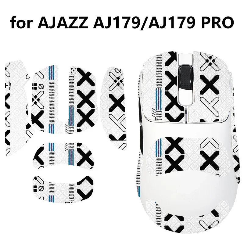 Antislip muisgreeptape + precisie skate-sticker voor AJAZZ AJ179/AJ179 Pro - perfect voor E Sports antislipfunctie