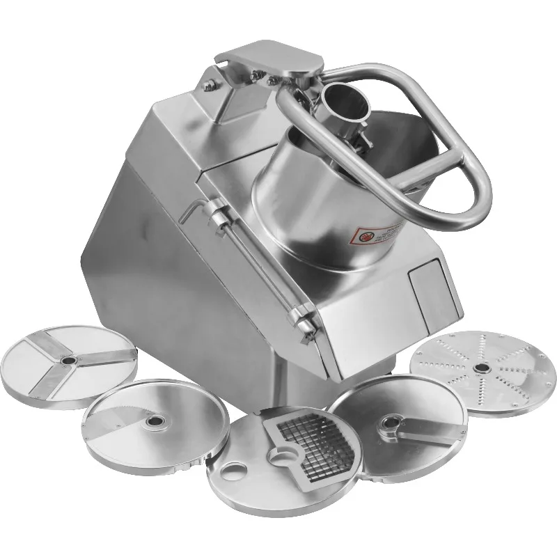 Fruit and Vegetable Processing Machine Vegetable Cutter Multifunctional Kitchen Appliance Motor Driven with 5 Blades Optional
