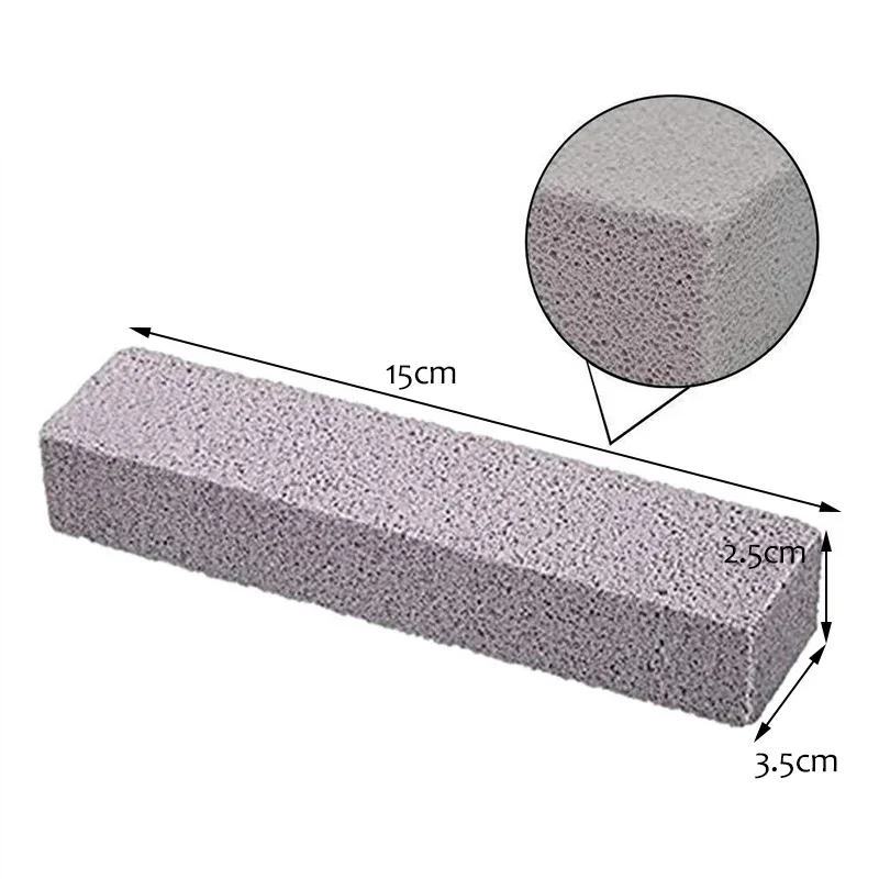 Pumice Stones Water Cleaning Pumice Scouring Pad Grey Pumice Stick Cleaner for Toilet Cleaner Brush Tile Sinks Bathtubs