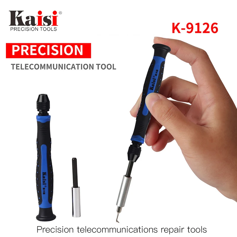 Kaisi K-9126 Precision Telecommunications Repair Tools Set Screwdriver Bits For Mobile Phone PC Electronic Part Watch Repairing