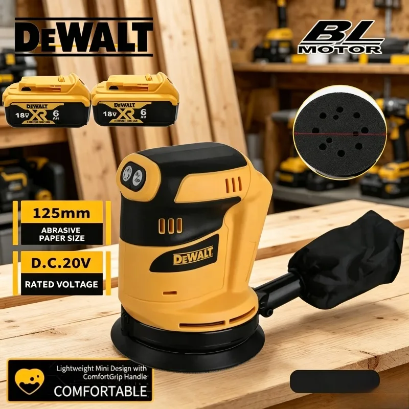 

Орбитальная шлифовальная машина DEWALT для тяжелых работ, с регулируемой скоростью и системой пылеудаления, идеальный инструмент для мастерских и строительных работ, для полировки дерева