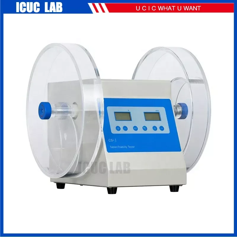 Lab Pharmaceutical Cylinders Tablet Friability Tester Testing Apparatus CS-1