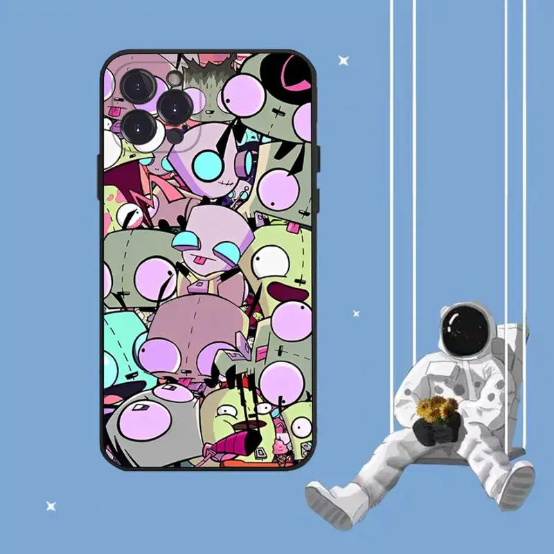 Invader Zim Phone Case For iPhone 8 7 6 6S Plus X SE 2020 XR XS 14 11 12 13 Mini Pro Max Mobile Case