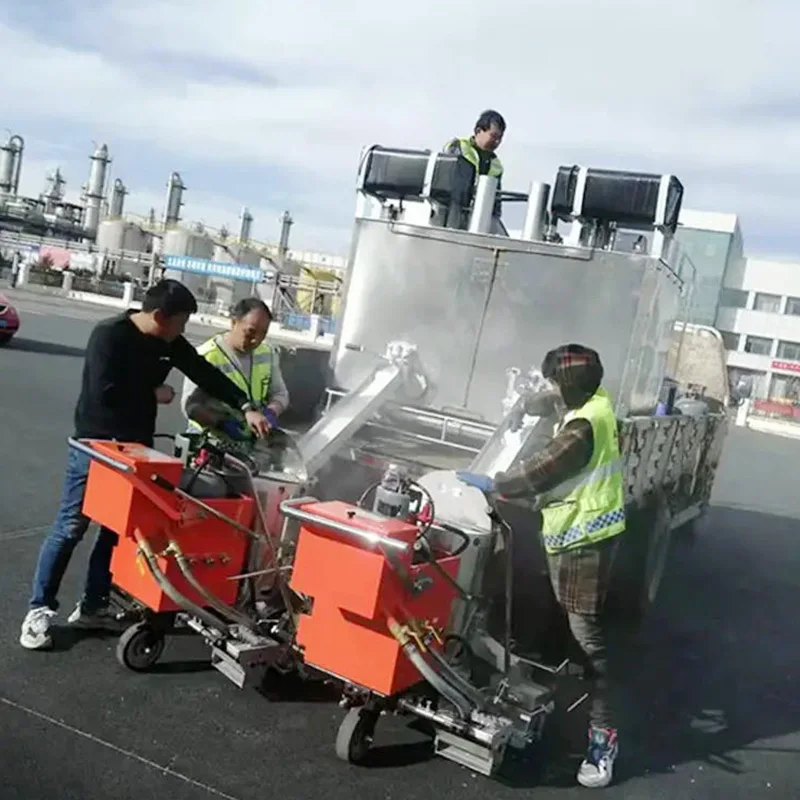 Customized Concrete Road Marking Material Machine – Hot Melt or Cold Spray Applicator