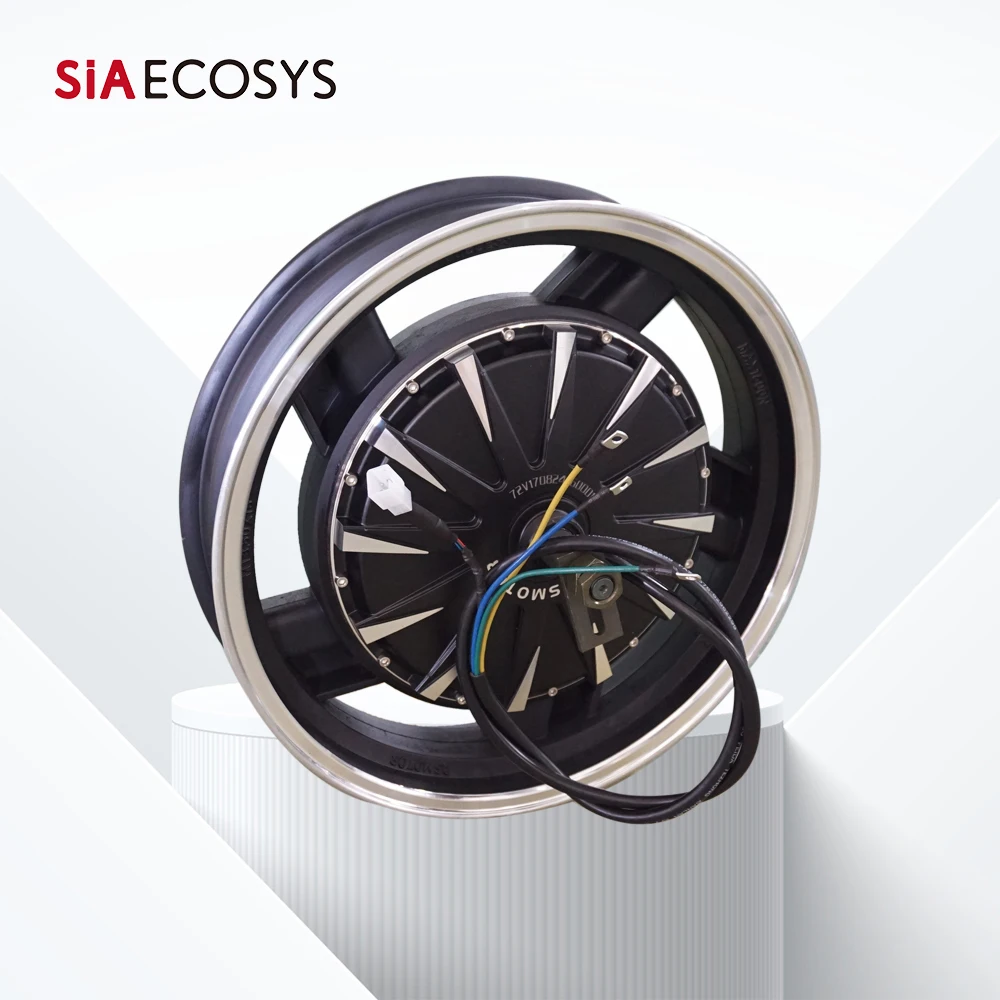 QSMOTOR QS260 V1.1 16x3.5inch 1500W 72V Dual Shaft Hub Motor 88% Efficient IP54 BLDC In-Wheel for E-Scooter E-Motorcycle