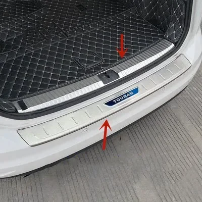 For Volkswagen Touran 2016-2023 High-quality stainless steel Trunk door sill guard Anti-scratch protection car accessories