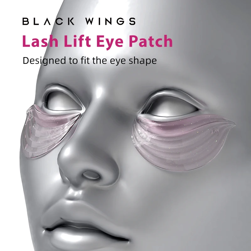 BLACKWINGS 3 サイズ鳥下眼パッチまつげパーマカーラーリフトパッドシリコーンまつげメイク美容ツール Permanen