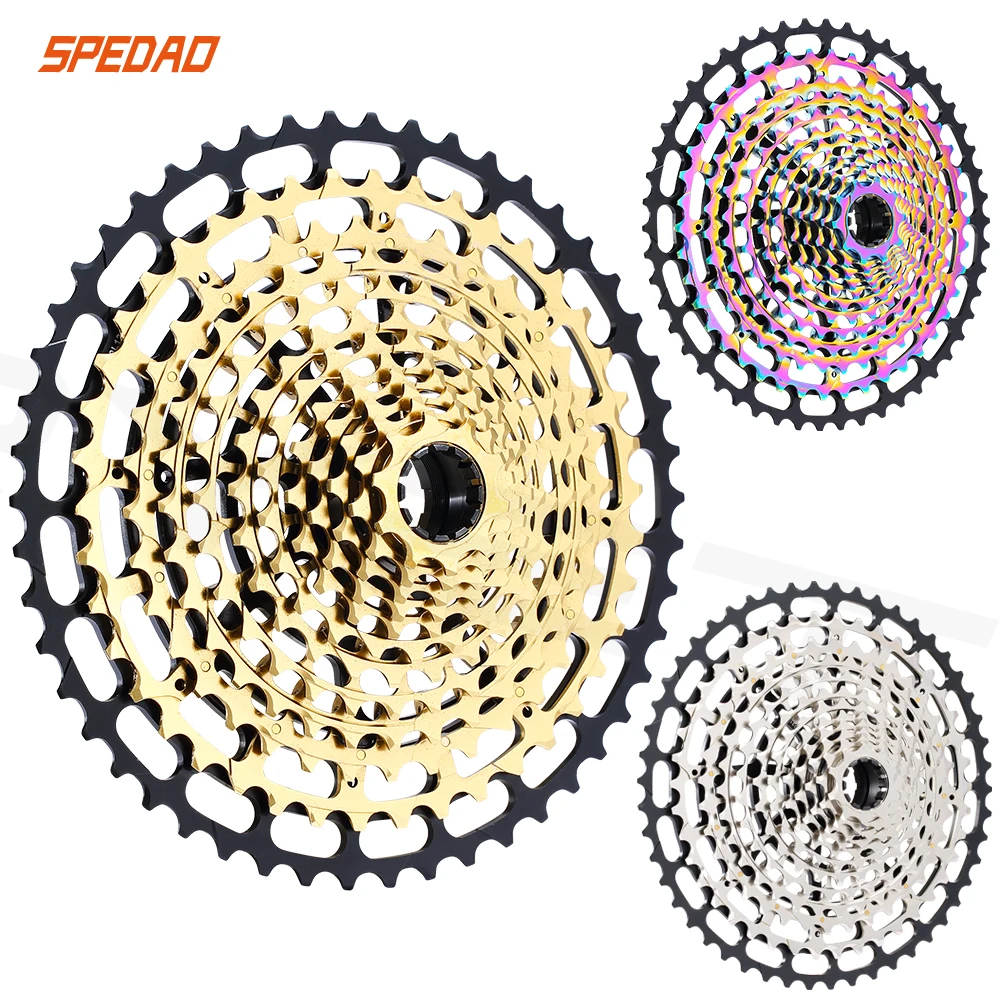 SPEDAO-Cassettes CNC pour vélo VTT, roue libre, moyeu XD, super léger, accessoires de vélo, Cr-mo 12 vitesses, 10-50T, 12 vitesses