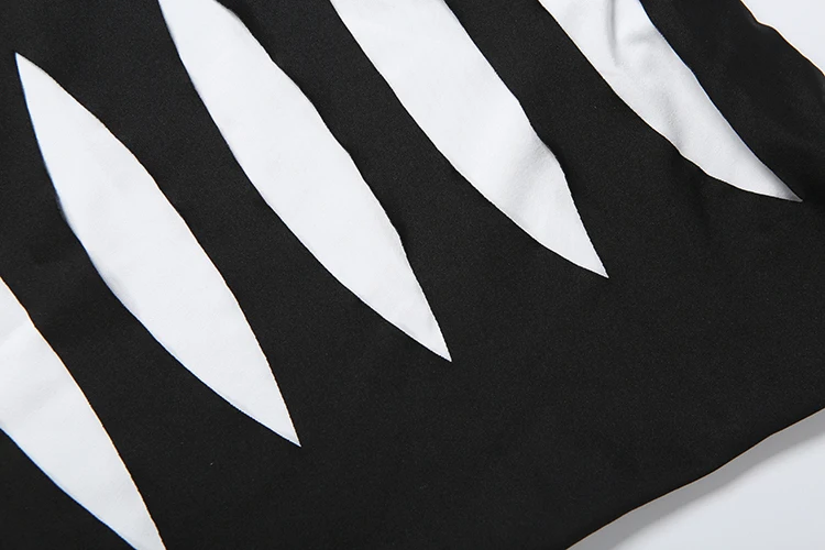Kliou Patchwork Hollow Mini-Kleid Damen Sexy Wickel-Oberteil Rückenfreies Ärmelloses Figurbetontes Pfirsichfarbenes Hüft-Kleid für Abend Club Party Mode Bodycon – Detail 9