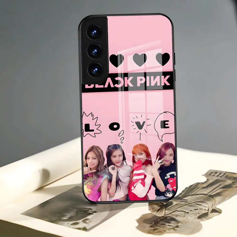 Kpop-BLACKPINKs-Girls Phone Case 2024 Hot For Samsung S 25 24 Ultra Plus 23 22 21 20 A 16 34 54 Shipping 53 Note20 M 54 Glass Co