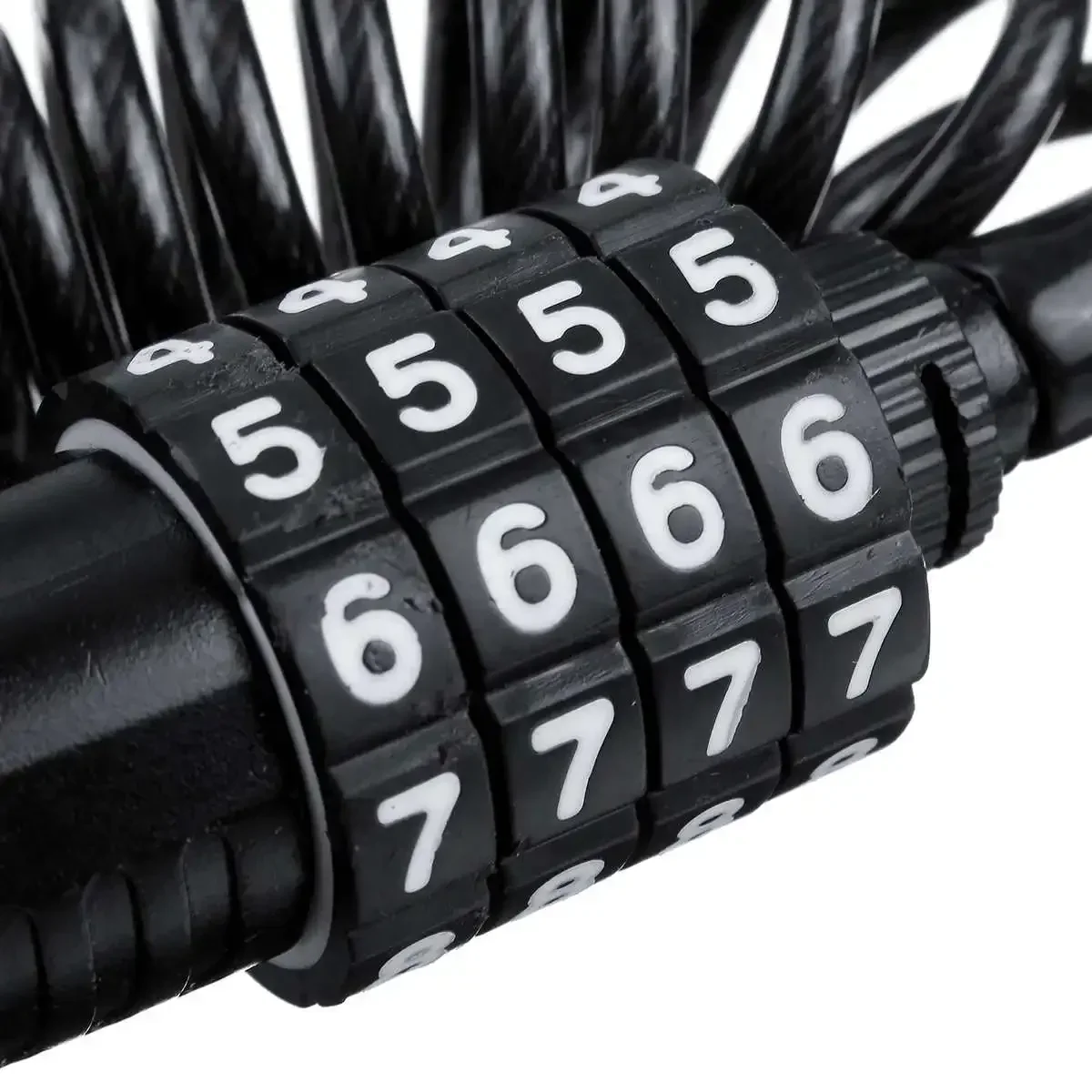 

Цифровой кодовый замок, портативный пружинный противоугонный велосипед 4, сбрасываемый мотоциклетный спиральный стальной тросовый замок, проводной защитный замок