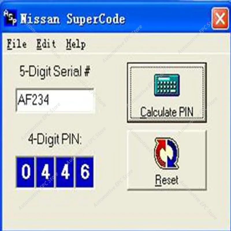 

Для NIS-SAN SUPERCODE