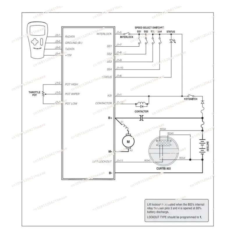 Suitable for 1253 4804 8001 4401 24V 48V 80V 400A 600A Hydraulic Pump Motor Speed Controller Material Forklift Scissor Lift