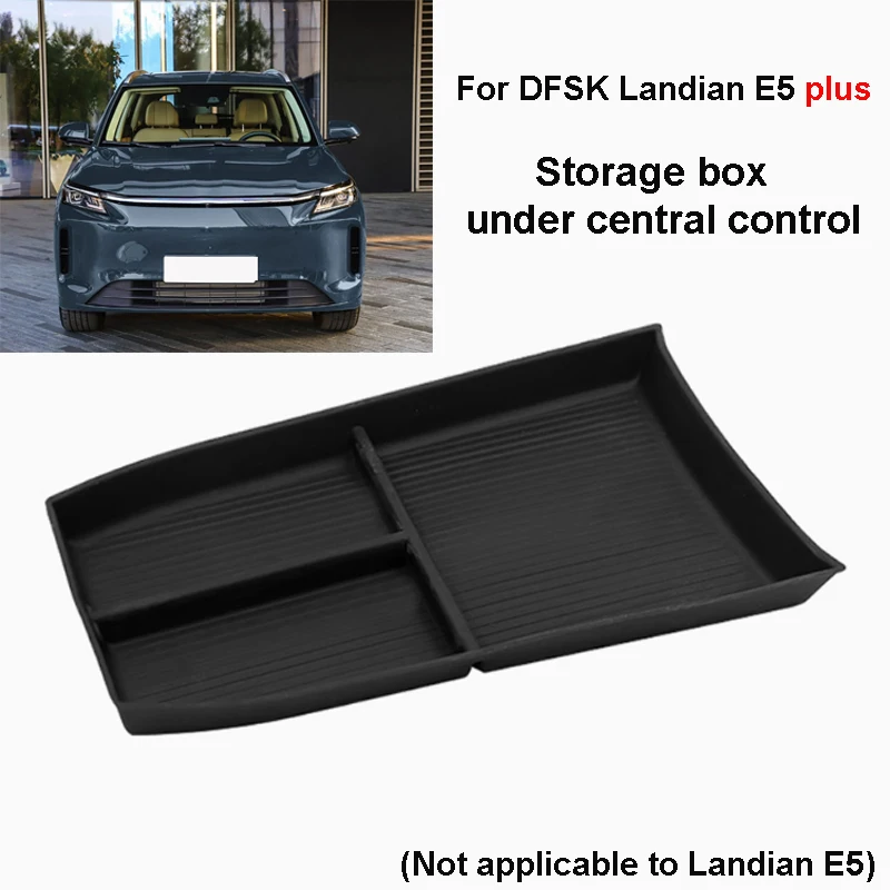 Durable Waterproof Car Center Console Storage Box Practical Interior Storage Accessories For DFSK Landian E5 Plus NEV 2025 2026