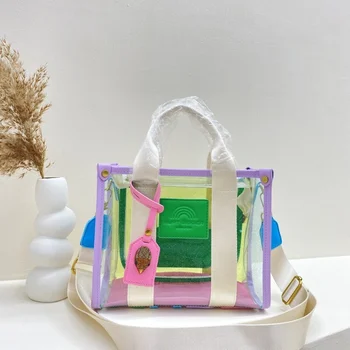 KURT GEIGER London Clear Tote Bag Large Capacity Handbag Bag Luxury Designer Brands Bags 2024 New Women Shoulder Bag