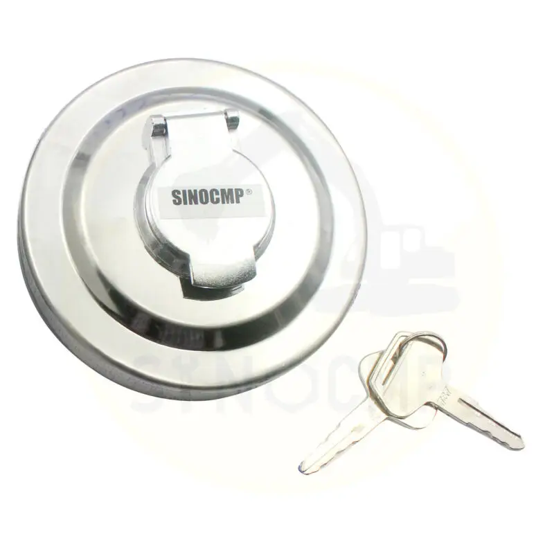 Fuel Cap 20Y-04-11160 134-04-61180 For Komatsu Excavator PC120-5 PC200-6 PC200-7 PC300-8 Fuel Tank Assy With 2 Keys Assy