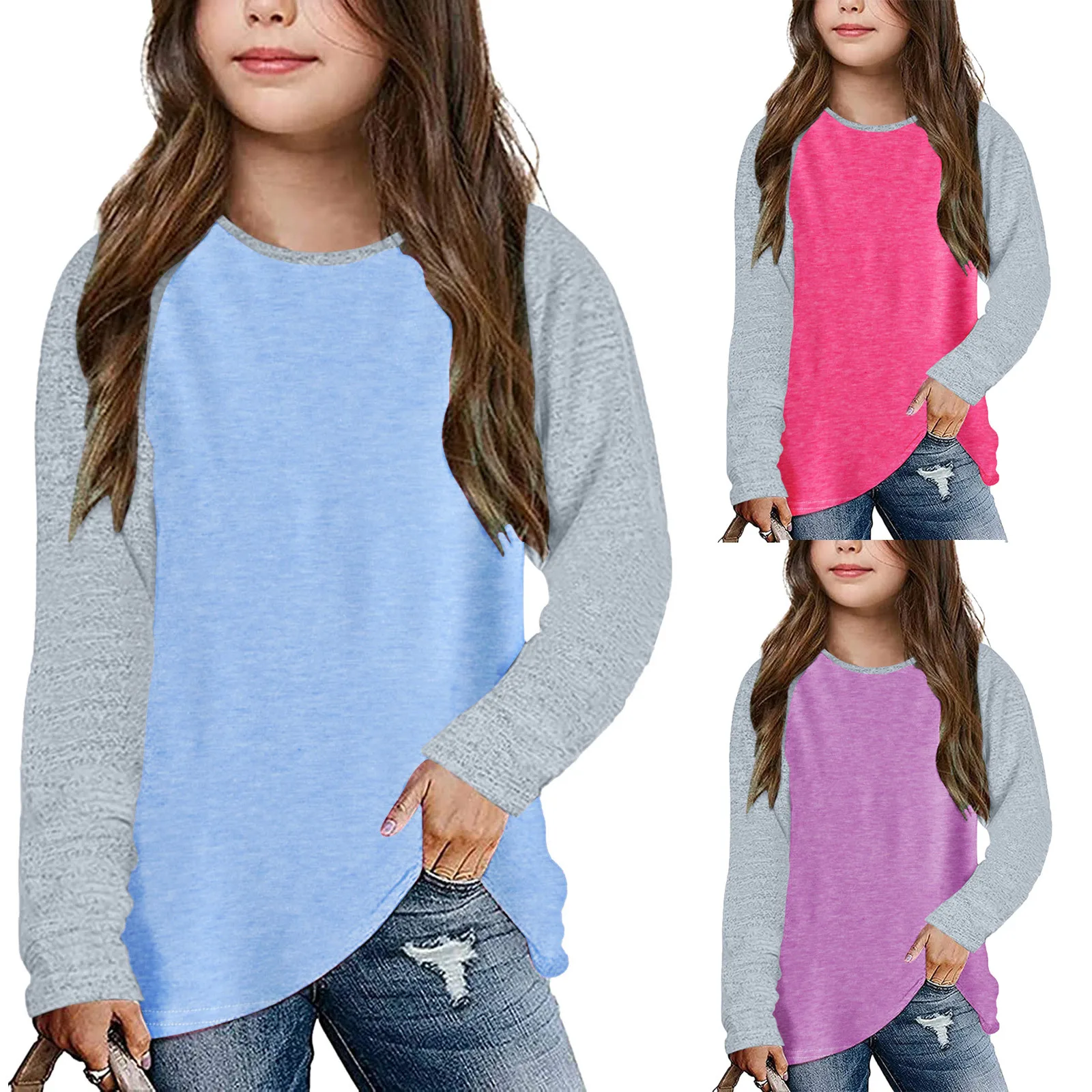 Chieftains Shirt 5t Girls Clothes Winter Girls Shirt with Pocket Litt Sequin Long Sleeve Long Sleeve Furry Shirt Girls Shirts 5t